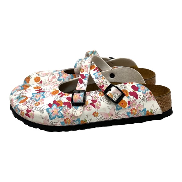 Birkenstock Shoes - Birkenstock x Disney Birki's Tinkerbell Floral Birko-Flor Dorian Slip On Clogs